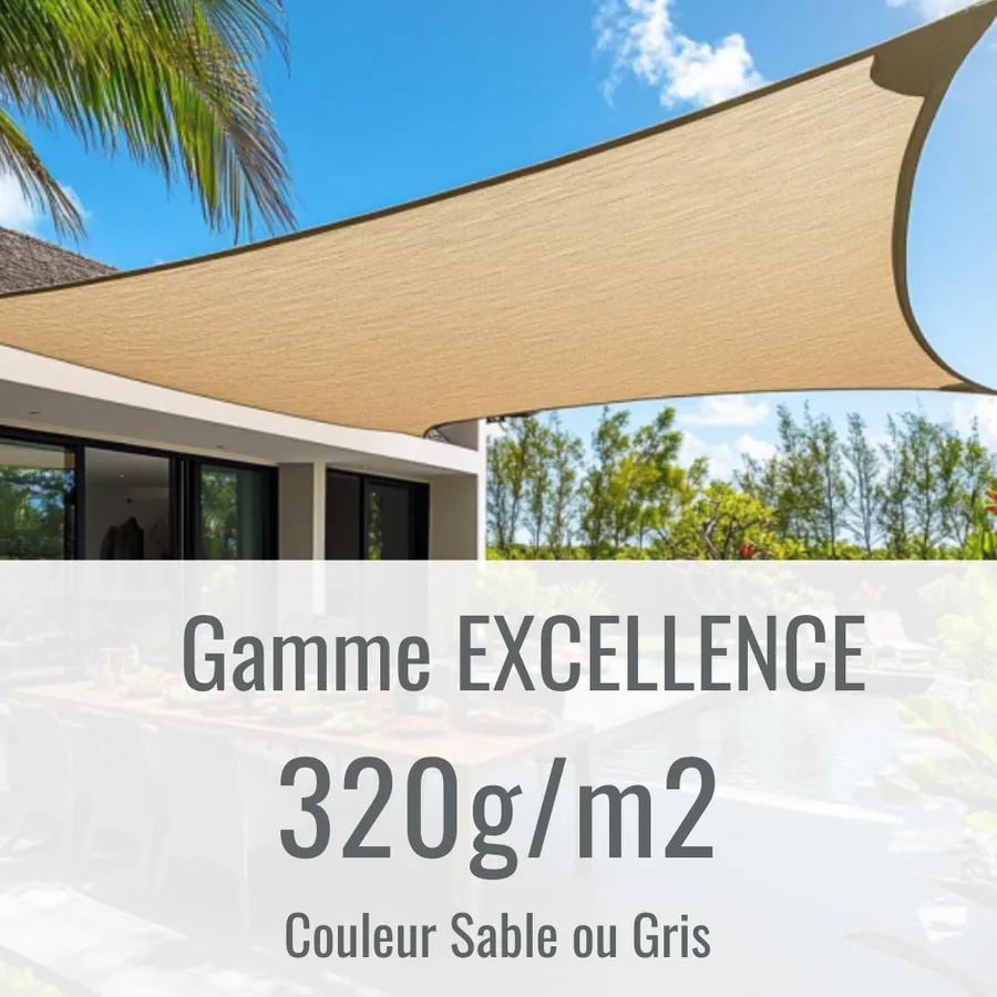 voile ombrage réunion 320g